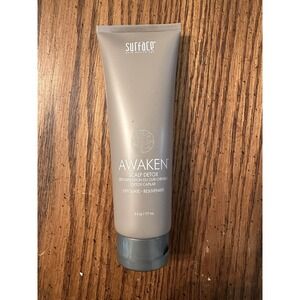Surface Awaken Scalp Detox 6 oz Hair Treatment Exfoliate Rejuvenate Charcoal